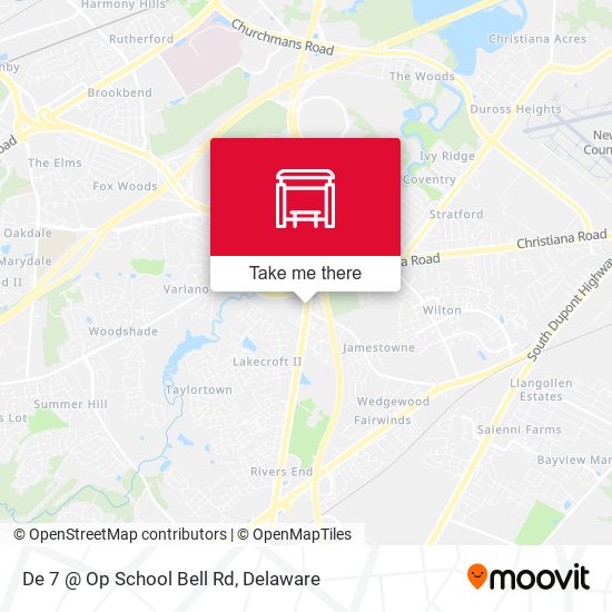 Mapa de De 7 @ Op School Bell Rd