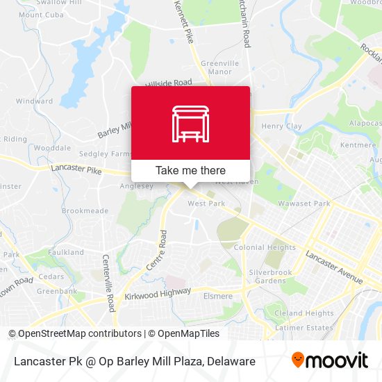 Mapa de Lancaster Pk @ Op Barley Mill Plaza