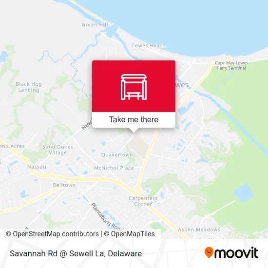 Savannah Rd @ Sewell La map