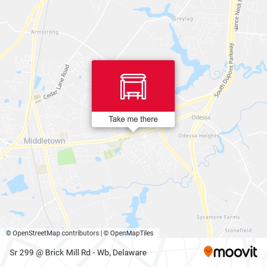 Sr 299 @ Brick Mill Rd - Wb map