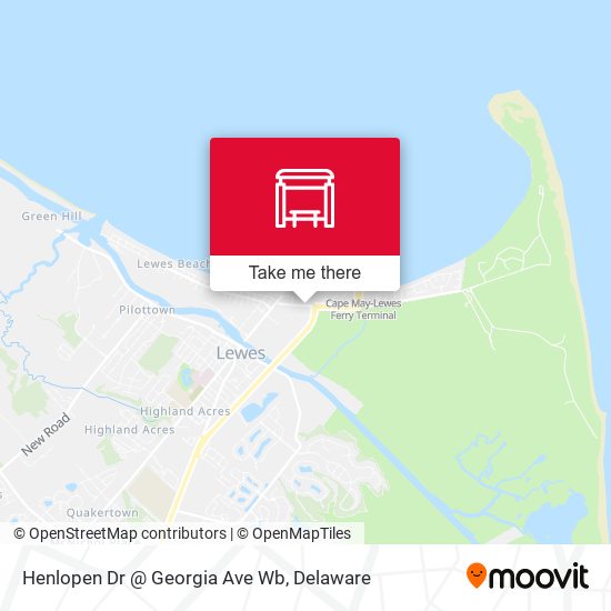 Mapa de Henlopen Dr @ Georgia Ave Wb