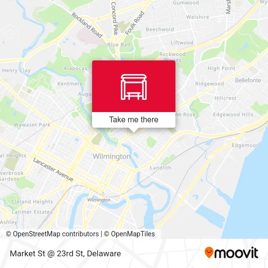 Mapa de Market St @ 23rd St