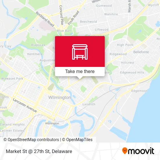 Mapa de Market St @ 27th St