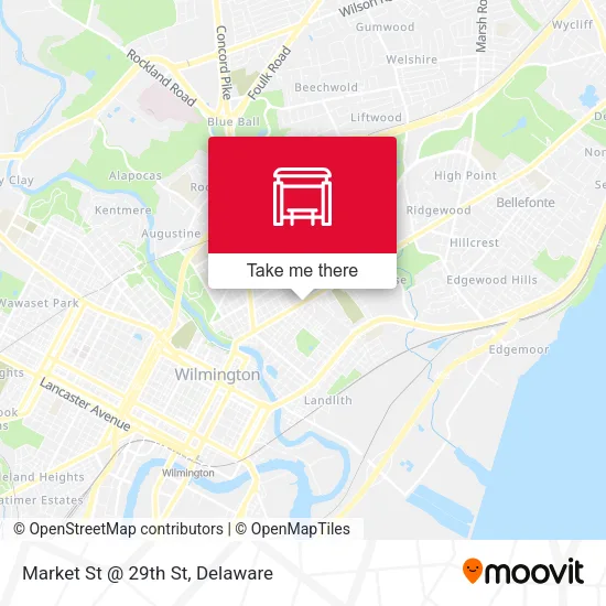 Mapa de Market St @ 29th St