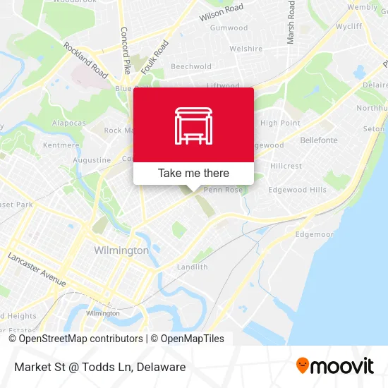 Mapa de Market St @ Todds Ln