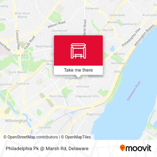 Mapa de Philadelphia Pk @ Marsh Rd