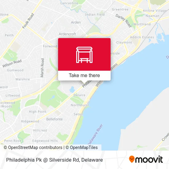 Philadelphia Pk @ Silverside Rd map