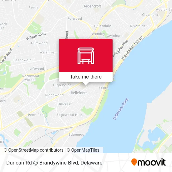 Mapa de Duncan Rd @ Brandywine Blvd