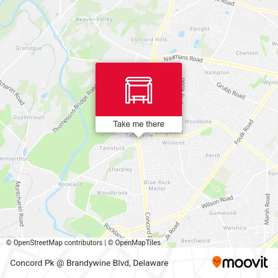 Concord Pk @ Brandywine Blvd map