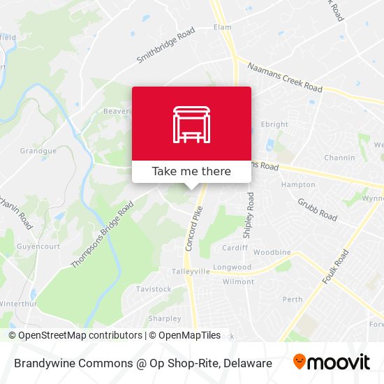 Brandywine Commons @ Op Shop-Rite map