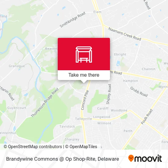 Brandywine Commons @ Op Shop-Rite map