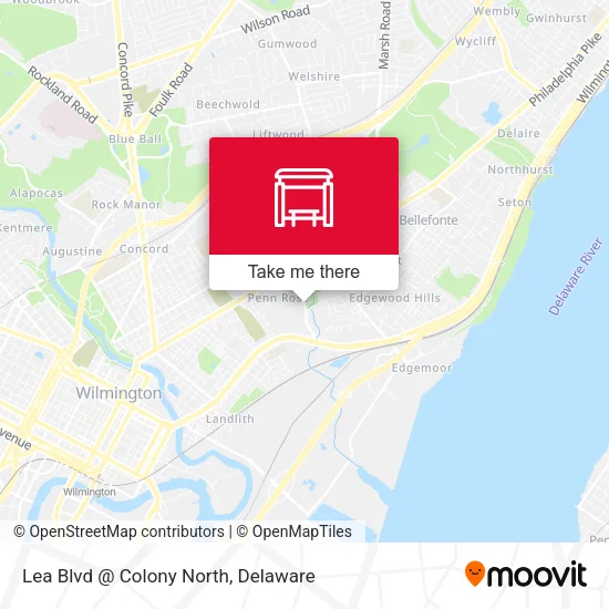 Mapa de Lea Blvd @ Colony North