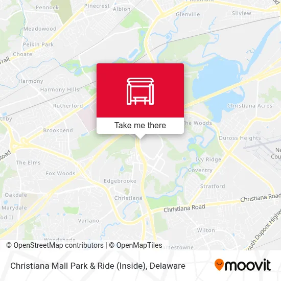 Christiana Mall Park & Ride (Inside) map