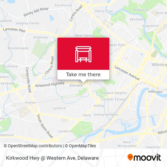 Mapa de Kirkwood Hwy @ Western Ave