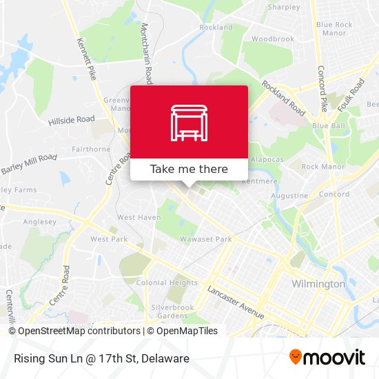 Mapa de Rising Sun Ln @ 17th St