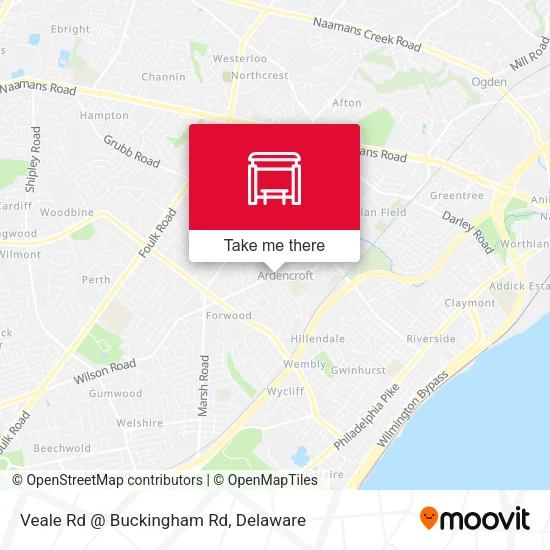 Mapa de Veale Rd @ Buckingham Rd