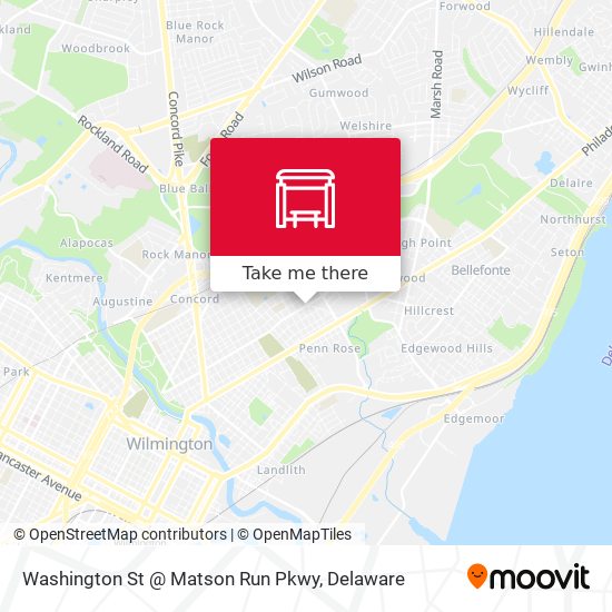 Washington St @ Matson Run Pkwy map