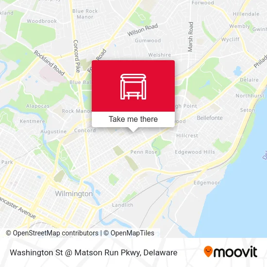 Mapa de Washington St @ Matson Run Pkwy