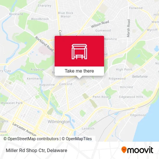 Miller Rd Shop Ctr map