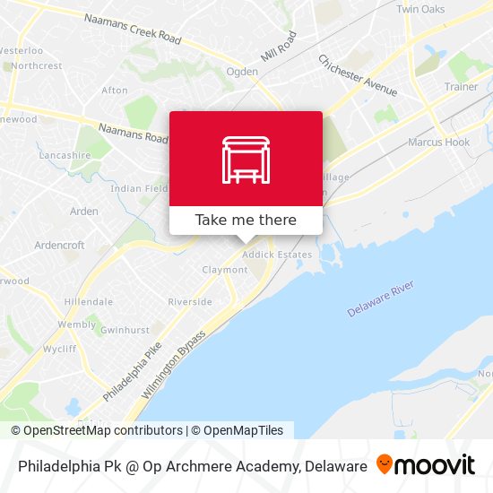 Philadelphia Pk @ Op Archmere Academy map