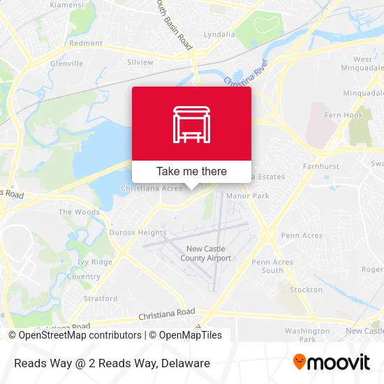 Mapa de Reads Way @ 2 Reads Way