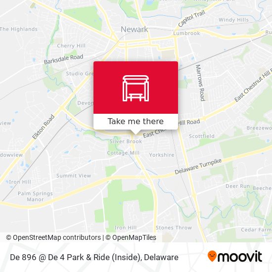 De 896 @ De 4 Park & Ride (Inside) map