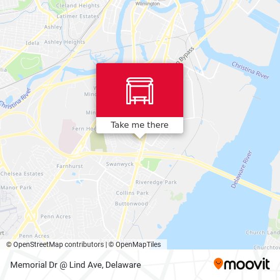 Memorial Dr @ Lind Ave map