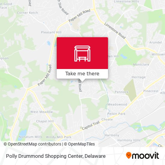 Mapa de Polly Drummond Shopping Center