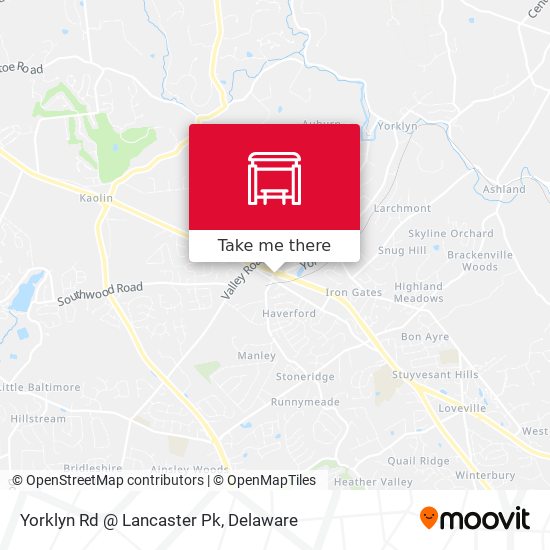 Yorklyn Rd @ Lancaster Pk map