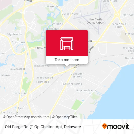 Mapa de Old Forge Rd @ Op Chelton Apt