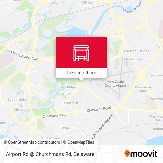 Mapa de Airport Rd @ Churchmans Rd