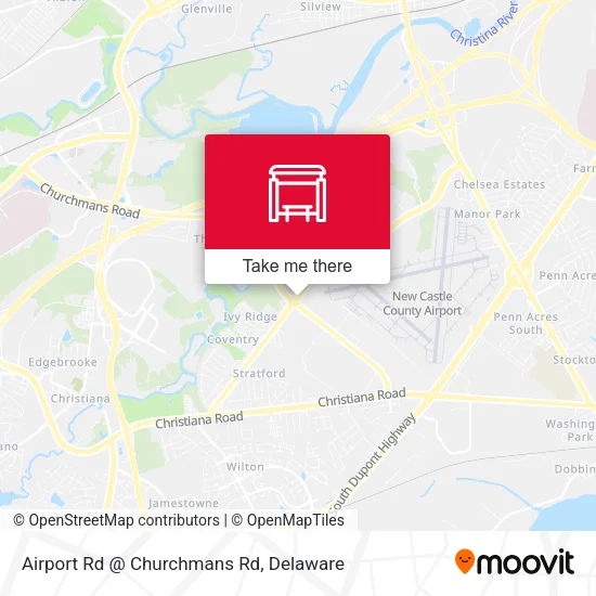Mapa de Airport Rd @ Churchmans Rd