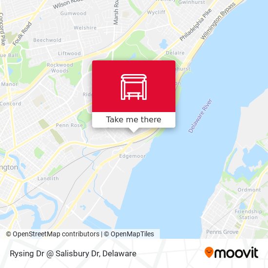 Rysing Dr @ Salisbury Dr map