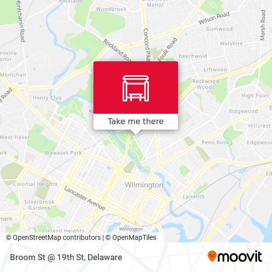 Mapa de Broom St @ 19th St