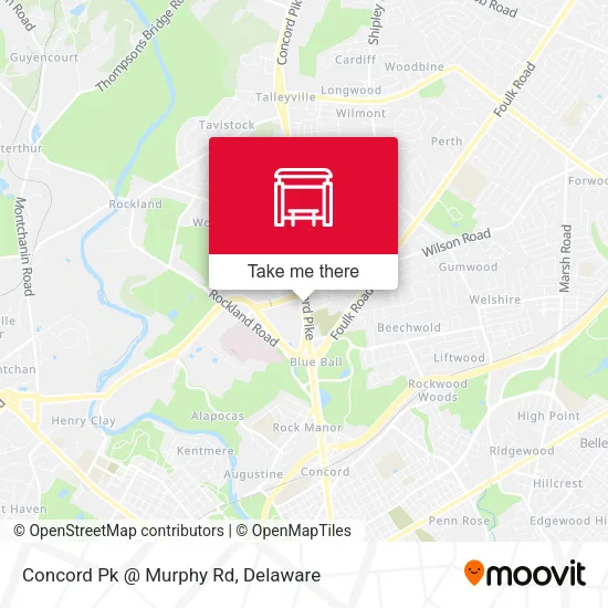 Mapa de Concord Pk @ Murphy Rd