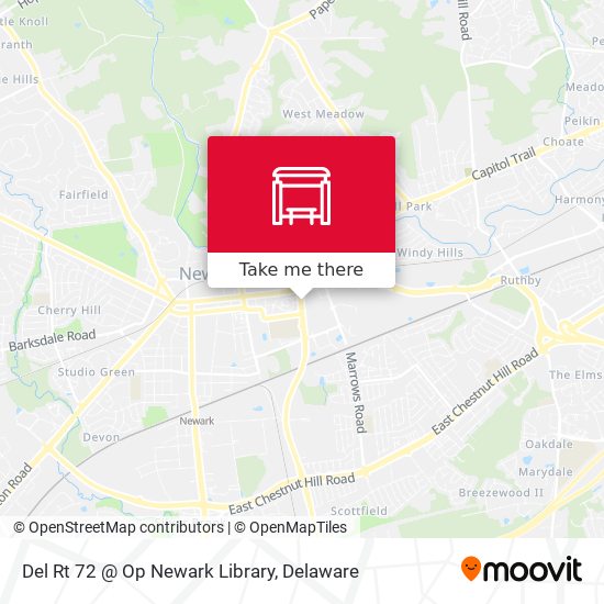 Del Rt 72 @ Op Newark Library map
