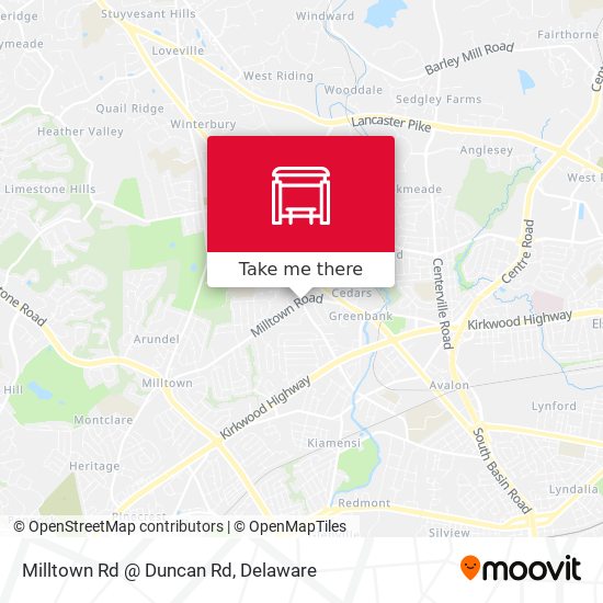 Mapa de Milltown Rd @ Duncan Rd
