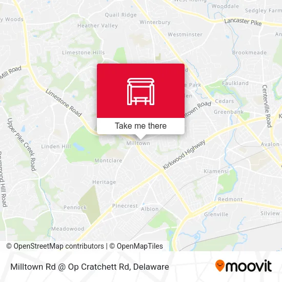 Milltown Rd @ Op Cratchett Rd map