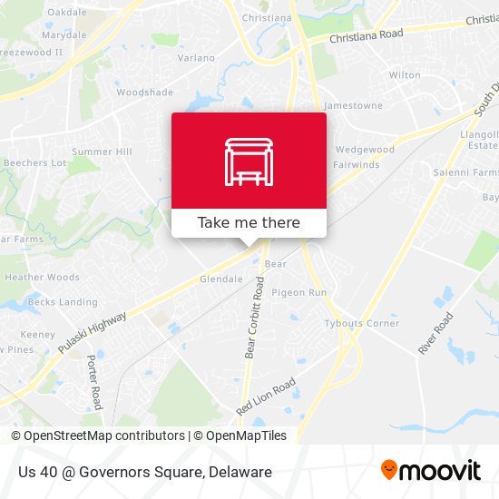 Mapa de Us 40 @ Governors Square