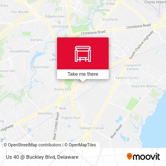 Mapa de Us 40 @ Buckley Blvd