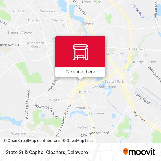 State St & Capitol Cleaners map