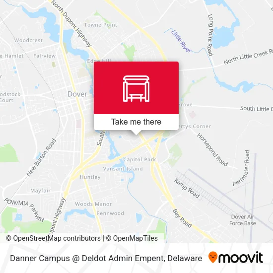 Mapa de Danner Campus @ Deldot Admin Empent