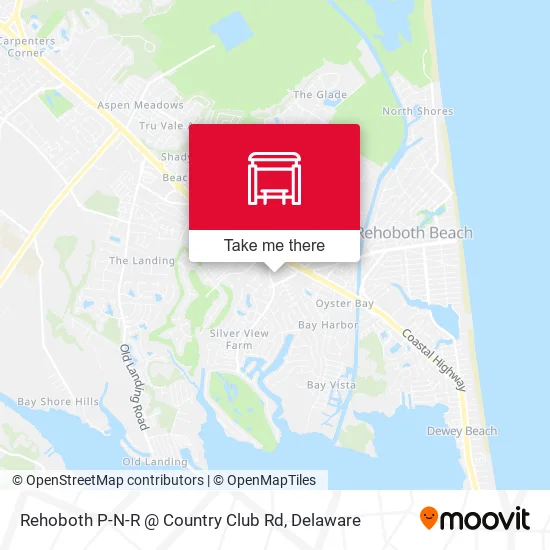 Mapa de Rehoboth P-N-R @ Country Club Rd