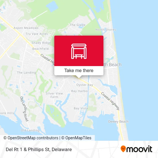 Mapa de Del Rt 1 & Phillips St