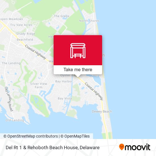 Mapa de Del Rt 1 & Rehoboth Beach House