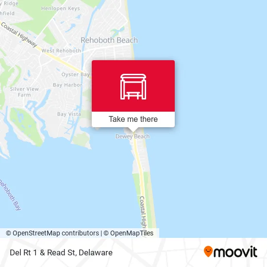 Del Rt 1 & Read St map