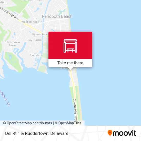 Del Rt 1 & Ruddertown map