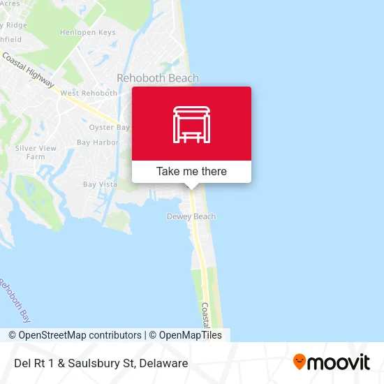Mapa de Del Rt 1 & Saulsbury St