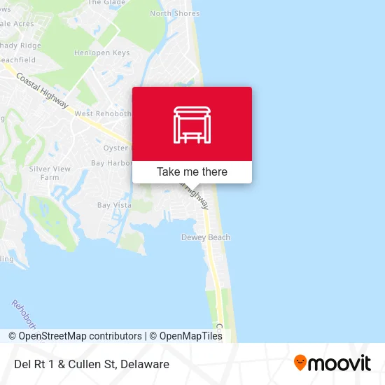 Mapa de Del Rt 1 & Cullen St