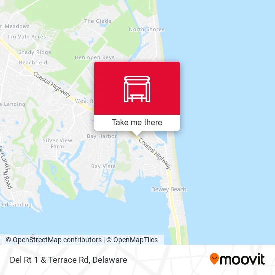 Mapa de Del Rt 1 & Terrace Rd